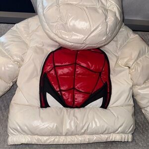 Moncler Superhero Costume Jacket Red and Cream